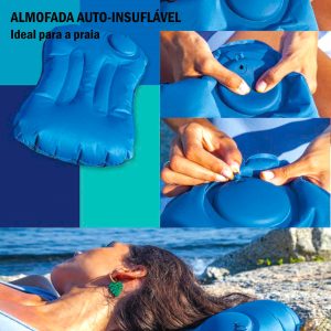 Almofada de praia SSAP1-C1 Azul escuro